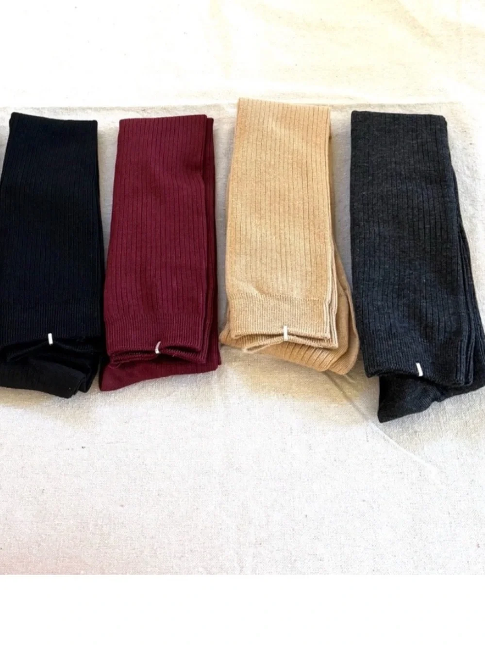 Socks Bundle Of 4 New Thigh Over The Knee Knit Long Socks